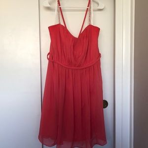 David’s Bridal GUAVA chiffon dress